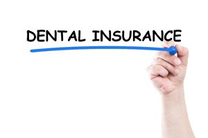 “Dental insurance” underlined in blue against white background