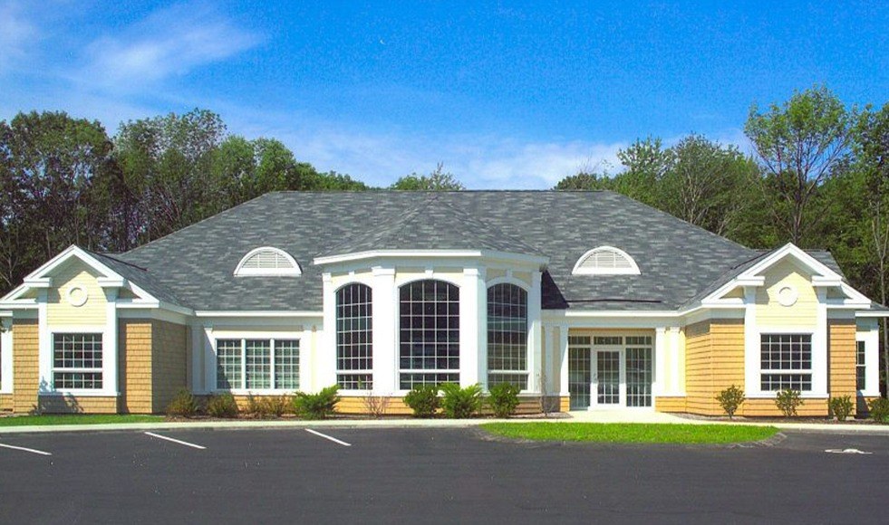 Outside view of the The Center for Contemporary Dentistry dental office building